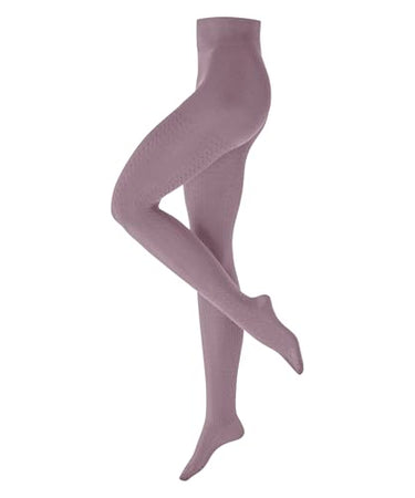 Burlington Damen Strumpfhose Cosy Cottage W Ti Baumwolle Wolle gemustert 1 Stück, Rosa Parrod Red 8840, 42-44 im Sale